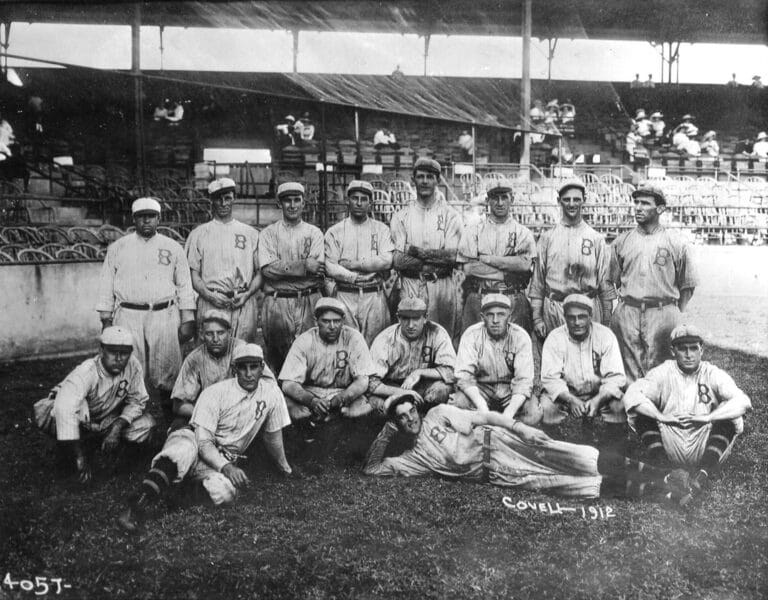 1912 League Champion Birmingham Barons Team Photo at Rickwood Field